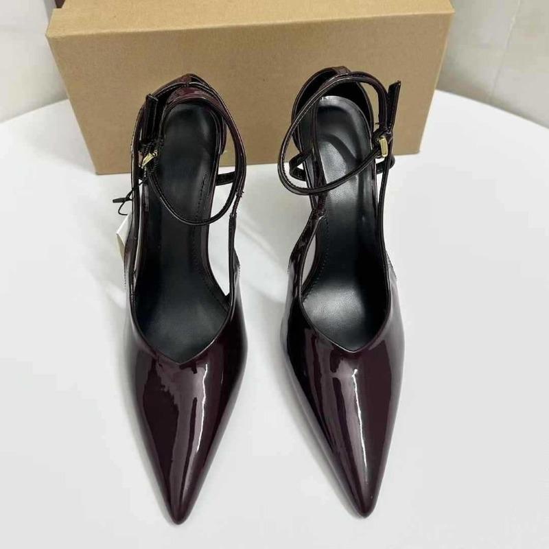 High Heels Formal Business Shoes for Women Luxury  Party Stiletto Ankle Strap Pointed Toe Sexy Ladies Wedding Party Pumps