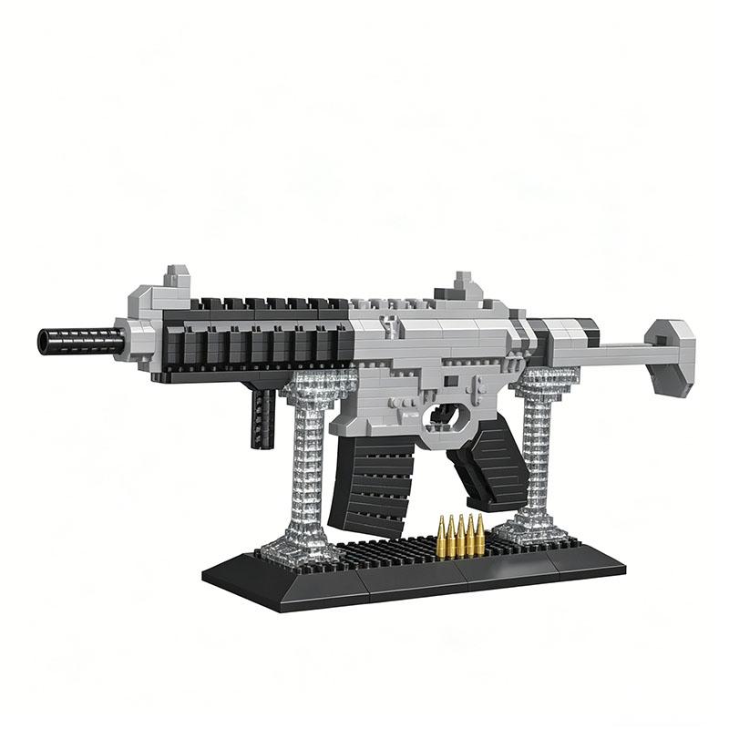 Building Blocks Simulation Toy Gun Sets Army Combat Submachine DIY Bricks Creative Teens Educational Desktop Decor Holiday Gifts