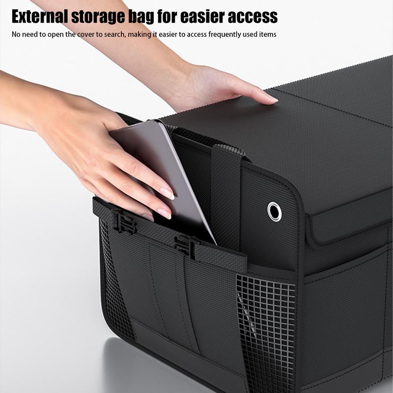 Kofferraum-Aufbewahrungs-Organizer für Auto Zusammenklappbarer Auto-Kofferraum-Aufbewahrungs-Organizer 60L Zusammenklappbarer Auto-Kofferraum-Aufbewahrungs-Organizer Faltbar