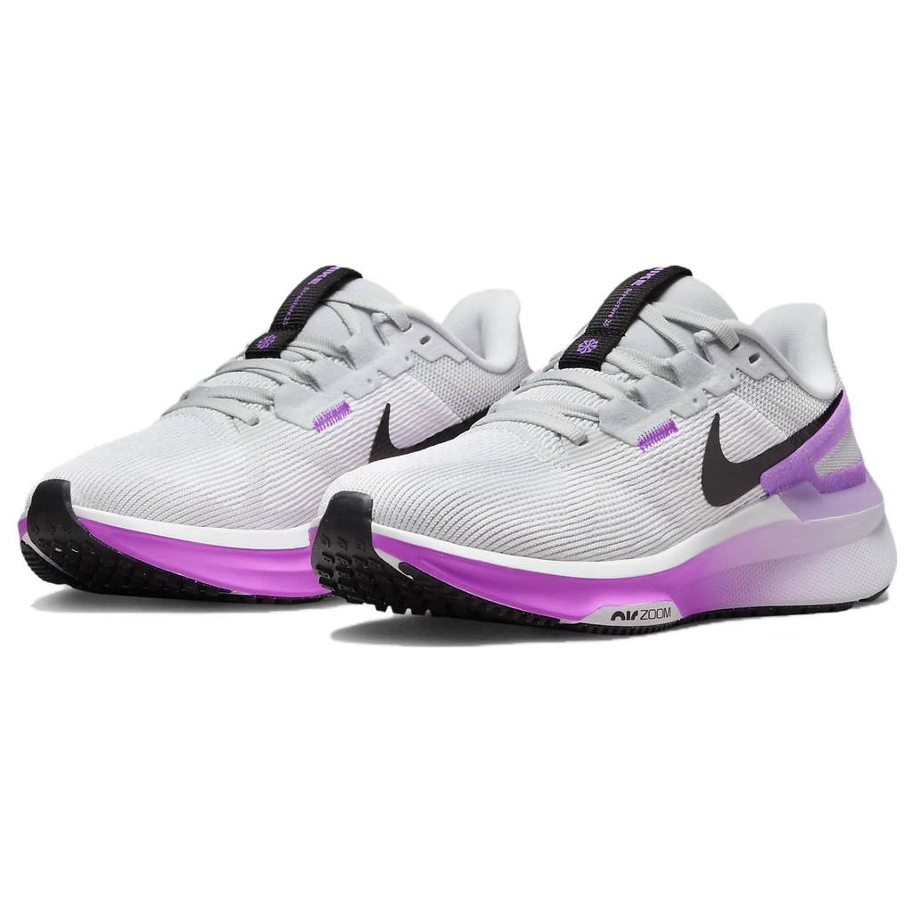 Nike Air Zoom Structure 25 White Fuchsia Dream Women Sneakers Pure-Platinum Black DJ7884-100