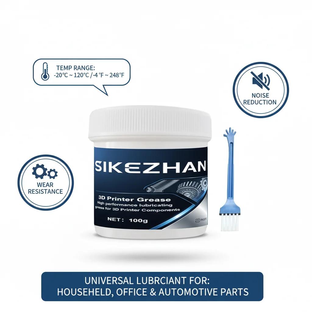 3D Printer Lithium Grease for Lead Screws Linear Rails High Speed Lubricant Reduces Noise Wear Smooth Printing By SIKEZHAN