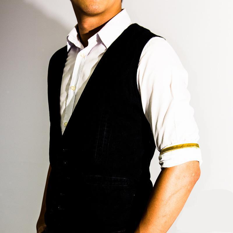 Ka Shi Tong Men's Spring Elastic Bangle Bracelet Armlet Sleeve Garter