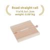 Wooden Train Tracks Beech Wood Road Bridge Railway Accessories Fit for Brand Wooden Tracks Toys for Children Birthday Gifts
