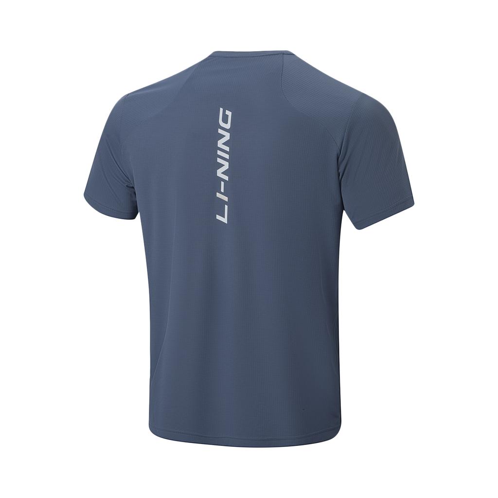 Li-Ning Minimalist Soft Versatile Short Sleeve T-Shirt With Back Letters Men tops ATSW321-7
