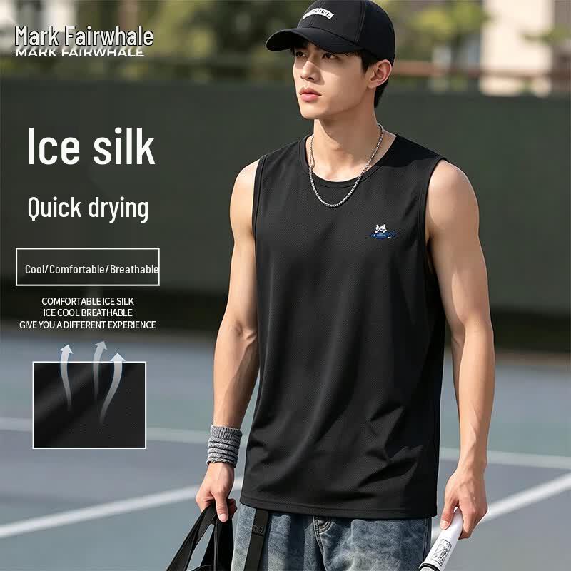 Mark Fairwhale Men's Ice Silk Cooling Mesh Tank Top