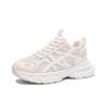 Leather Trend Fried Street Breathable Hollow Dad Shoes Women 2025 New Summer Sweet Cool Thick-soled Mesh Versatile Sports Shoes