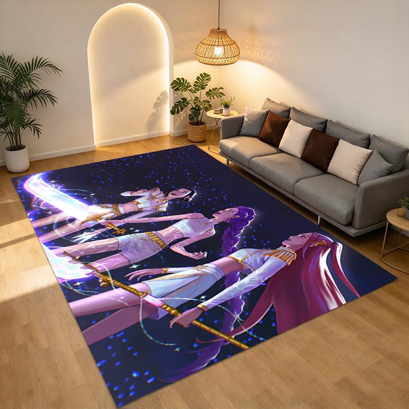 Fantasy Sisters Carpet Rug for Bedroom Living Room Home Sofa Decoration,Office Home Decor Game Large Decor Floor Mat