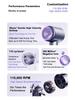 High-Speed Hair Dryer with Blue Light & Ionic Technology - Powerful, Gentle on Hair