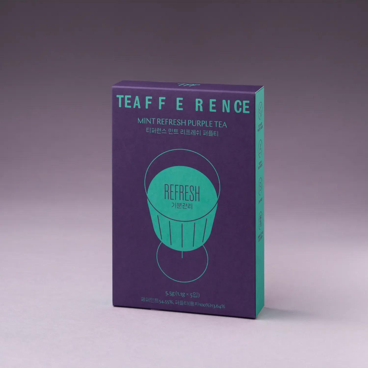 TEAFFERENCE Фиолетовый чай #Мятная свежесть 1.1г 5шт 1.1g