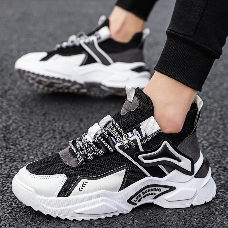 Spring and summer new youth sports dad ins shoes student personalized mesh shoes 39