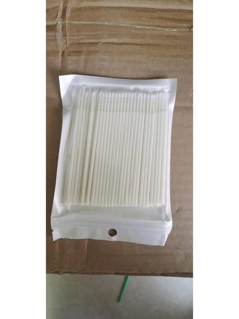 100 Purple Nano Cotton Swabs: Eyebrow, Eyeliner Correction, and Disposable Makeup Brushes