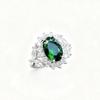 Elegant Diamond Jewelry Set: Necklace, Earrings, and Ring for Evening Gowns