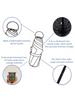 Ultralight And Compact Portable Capsule Umbrella UV Protection Umbrella Mini Five-fold Umbrella
