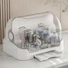 Baby Bottle Storage Organizer Large Baby Bottle Organizer with Cover Dust-Proof Containers for Pump Feeding Pantry Countertop