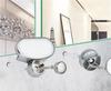 Specchio da Bagno Vetro Accessori Fissi Piastra Pubblicitaria Morsetto Vetro Clip Fissa