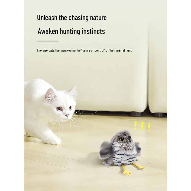 Hipidog Electric Cuckoo Bird Cat Toy