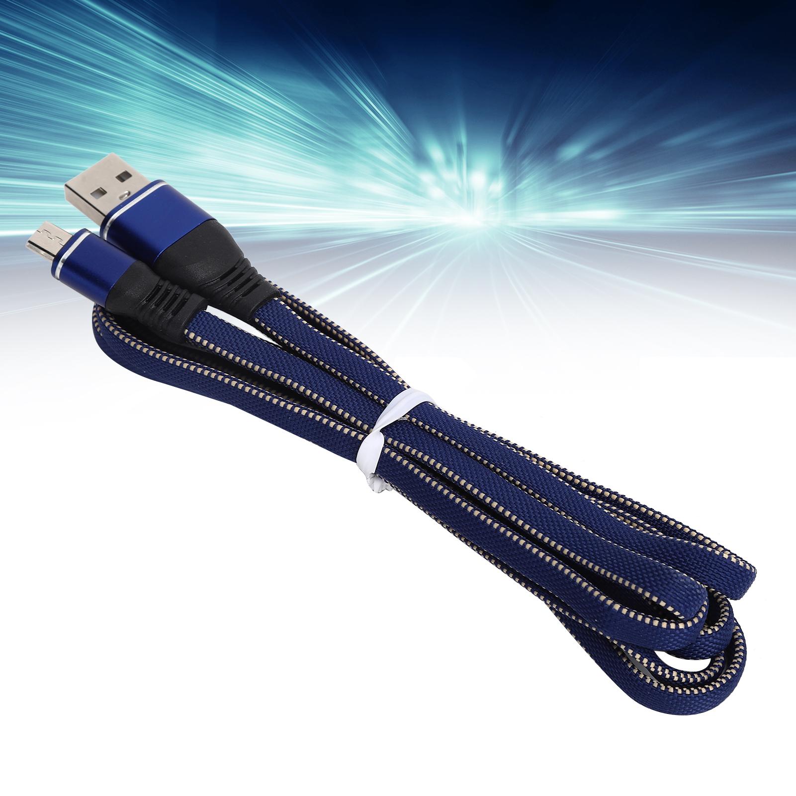 

Кабель для зарядки Micro USB, удлиненный, нейлоновый, оплетенный, шнур для быстрой зарядки для мобильных телефонов Android