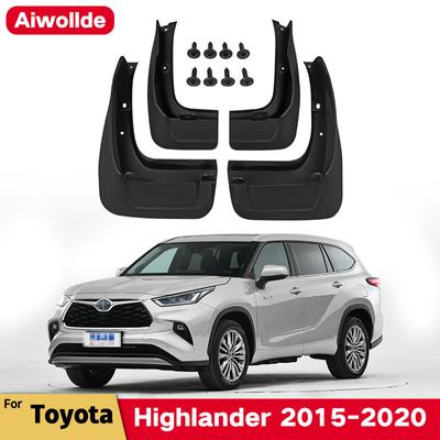 MudFlaps For Toyota Highlander Kluger 2015-2022 Mud Flap Splash Guard Mudguards Front Rear Fender Auto Styline Car