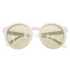 Used Good Condition LW40002F Plastic Leather White Ivory Sunglasses 0971 LOEWE