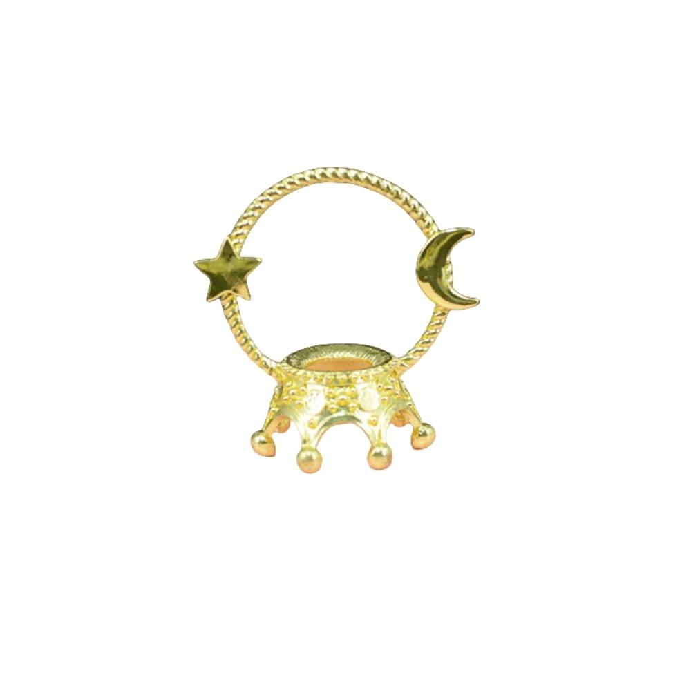 Crown Crystal Ball Stand Golden Crystal Ball Base Unique Jewelry Tray  Crystal Ball Placement