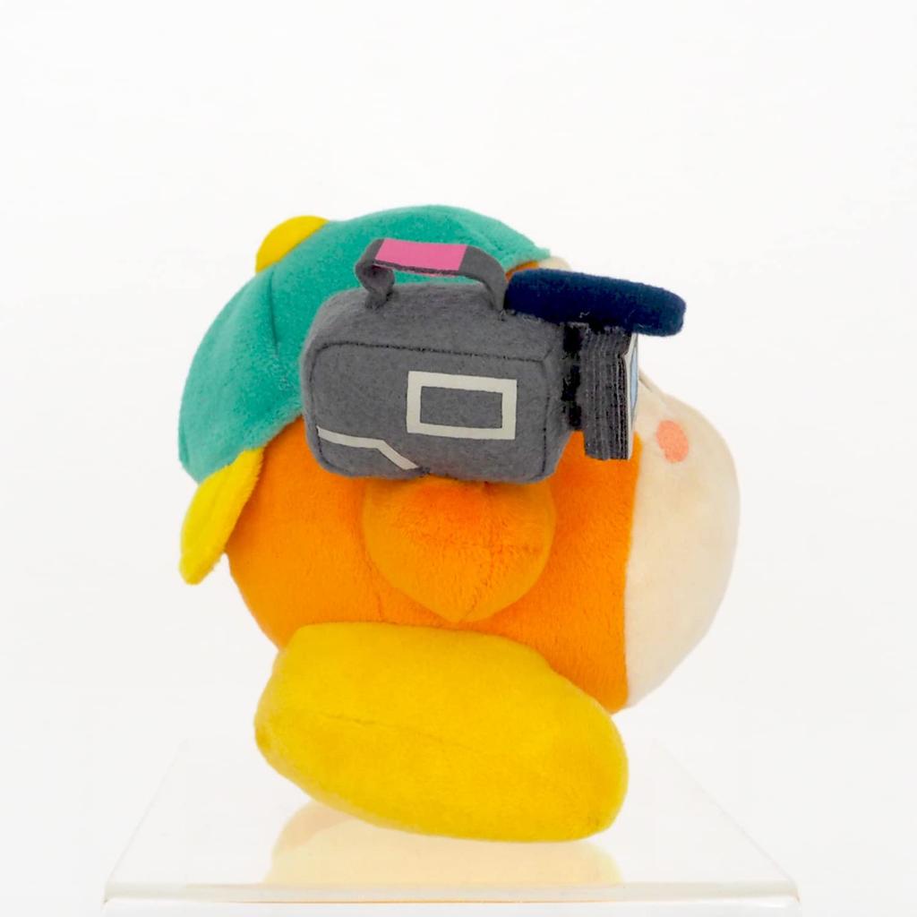 Sanei Boeki Kirby of the Stars ALL STAR COLLECTION Waddle Dee Report Team Cameraman W17 x x H13cm Plush Toy KP66 (S) D12.5
