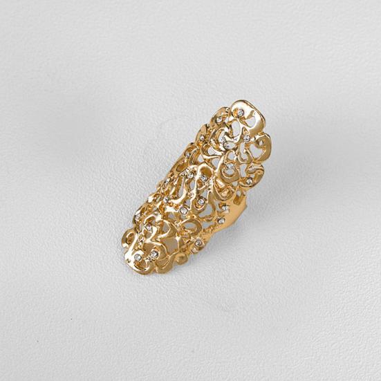 Langer Ring mit ausgehöhltem, exquisitem Dress Up