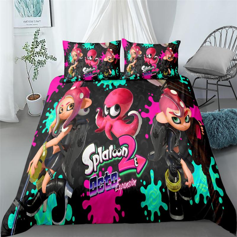 Donkey Kong Switch Game Bedding Set Single Twin Double Queen King Cal King Size Bed Linen Set