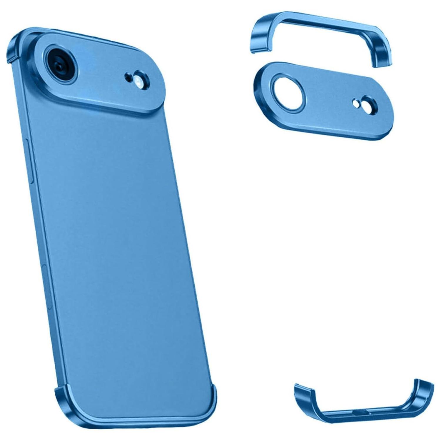 Безрамочный чехол для iPhone Air из титанового сплава, угловая накладка-бампер с защитой объектива камеры