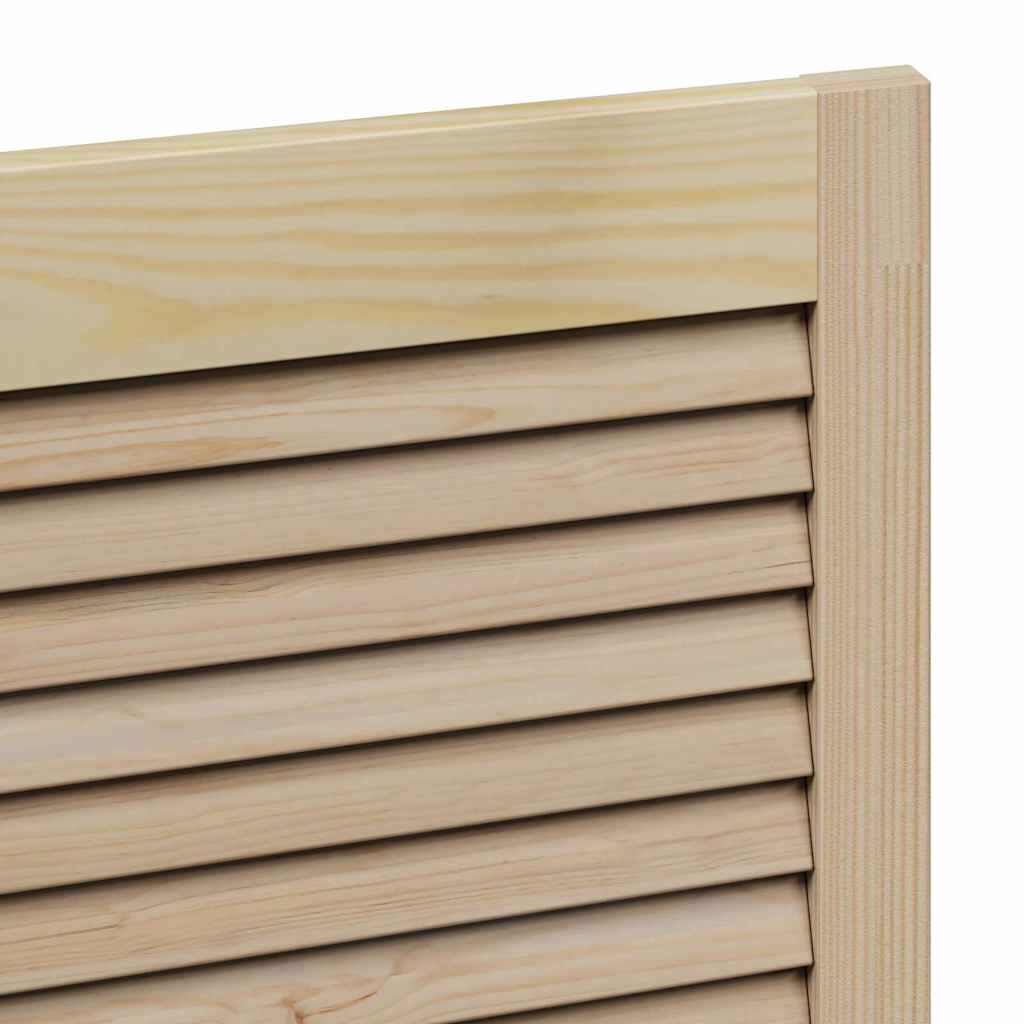 Natural Wooden Cabinet Door 110 X 2.1 X 59.5 Cm Solid Pine Wood