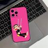 P-Paul F-Frank   Phone Case For iPhone 17,16,15,14,13,12,11 Plus,Pro Max,Soft Silicone Black Cover
