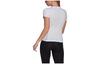 adidas T Shirts Women's White Crew Neck Moderate Straight Fit GL6845