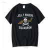 NEU LIMITIERT Jolly Rogers VFA 103 Staffel Schädel Kampfflugzeug T-Shirt Vintage Gewaschen Leicht Unisex Designerkleidung
