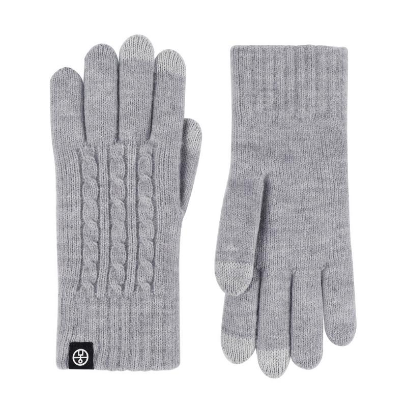 Winter gloves women's warm and comfortable knitted gloves women's outdoor riding gloves men's piled thickened gloves women