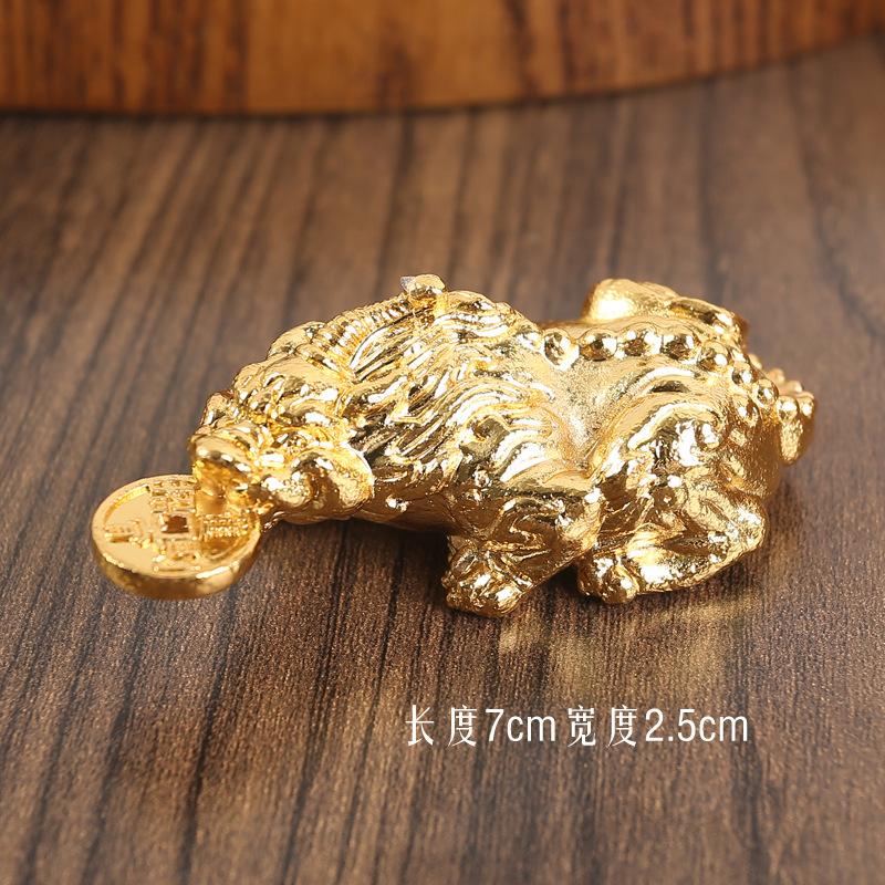 

Латунный Пиксю креативная ручка, привлекающая богатство, Пиксю из чистой меди, металлический сувенир ручной работы