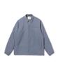Snow Peak Flexible Insulated Shirt LIGHT BLUE M - Lightweight, Breathable, Stretch, Water-Repellent