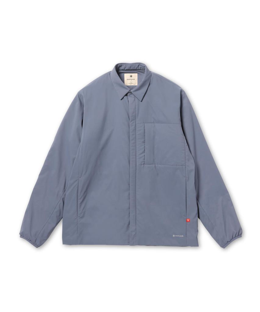 Snow Peak Flexible Insulated Shirt LIGHT BLUE M - Lightweight, Breathable, Stretch, Water-Repellent