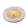 10.2in 30W E27 LED Ceiling Fan with Lights Remote 3 Level Wind Speed 3 Color Quiet Enclosed Ceiling
