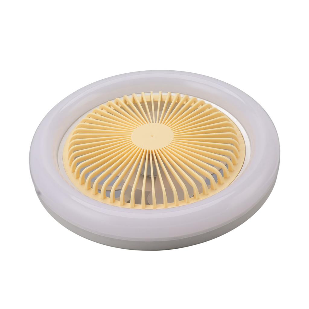 10.2in 30W E27 LED Ceiling Fan with Lights Remote 3 Level Wind Speed 3 Color Quiet Enclosed Ceiling