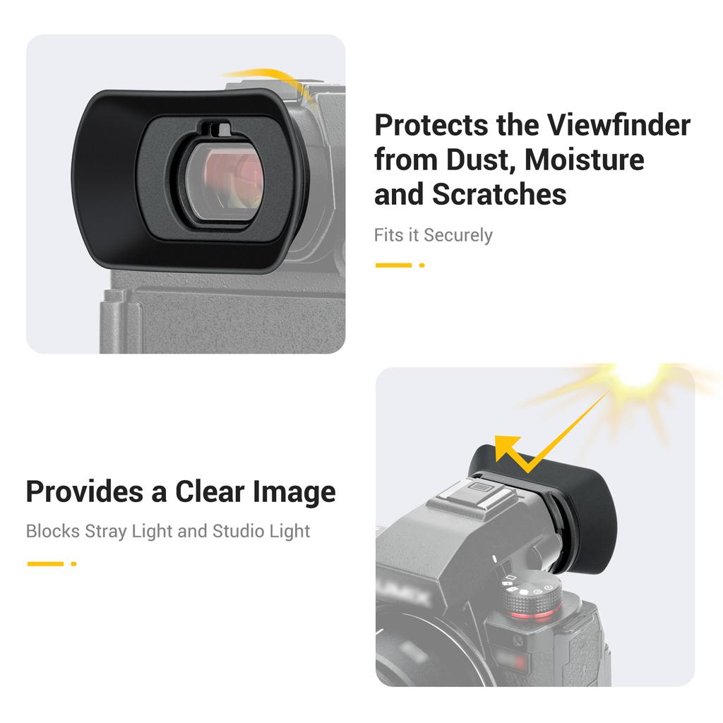 LUMIX S5 S5II S5IIX Eyecup Eyepiece Extended Camera Eye Cup Viewfinder for Panasonic Lumix S5 S5 II S5 IIX S5 II S5 IIX S5M2