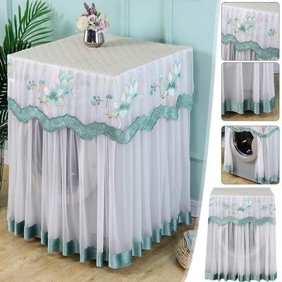 1PC Fabric Cover Protective Dust Cover Handmade Embroidered Floral Patterns Gauze Multiple Colors Breathable 8 Styles