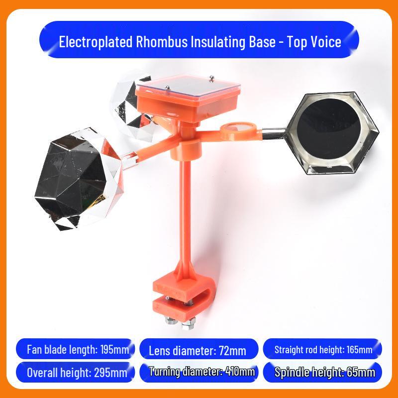 Solar-Powered Reflective Bird Repeller for Farms & Orchards