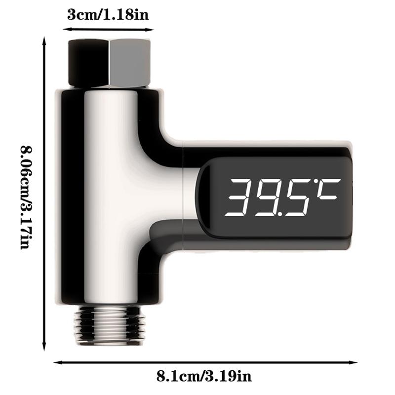 Monitor de temperatură a apei din cadă Electricitate Acasă Afișaj LED Robinete de duș Termometru de apă Contor de temperatură pentru baie pentru bebeluși