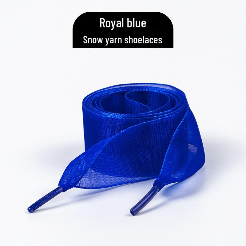 Chiffon-Schnürsenkel: 2,5 cm breit für Samba-, deutsches Trainings- und Rennschuhwerk (Paar)