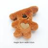Cartoon Bear Plush Dolls Keychain Pendant Cute Plush Doll Toy Fashion Kawaii Soft Stuffed Bag Decorations Accessories Gifts