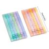 Doppelendiger Textmarker 6/12 Farben Doppelspitzen-Textmarker für Scrapbooking Notizbuch Journal Ausmalen