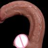 Realistic Soft Double Silicone Long Dildo 3Colors Fake Thick Penis Aginal Masturbation Suction Cup Cock Woman Man Anal Sex Toy