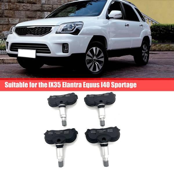 4 Pcs 52933-2S410 Tire Pressure Sensors for Hyundai IX35, Elantra, Equus, I40
