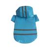 Reflective Waterproof Dog Raincoat for Small to Medium Breeds - Shiba Inu Friendly, Four-Legged Design.