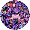 10/30/50pcs Cute Funny Cartoon Neon Graffiti Stickers Aesthetic Decals DIY Laptop Scrapbook Phone Case Diary Decoration Sticker