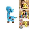 Charming Multicolored Giraffe Plush Doll Big Fluffy Animal Great For Events And Party Toss
